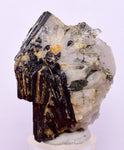 4.5cms RED HUBNERITE QUARTZ CRYSTALS MINERAL SPECIMEN COLLECTOR PERU MB167