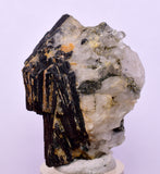 4.5cms RED HUBNERITE QUARTZ CRYSTALS MINERAL SPECIMEN COLLECTOR PERU MB167