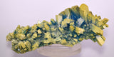 18cms NATURAL CHALCANTHITE Peru Copper Cubic Crystals Druzy Translucent Electric Blue Shiny Mineral FB107