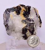 5.6cms RED HUBNERITE QUARTZ CRYSTALS MINERAL SPECIMEN COLLECTOR PERU MB168