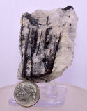 5.5cms RED HUBNERITE QUARTZ CRYSTALS MINERAL SPECIMEN COLLECTOR PERU MB169