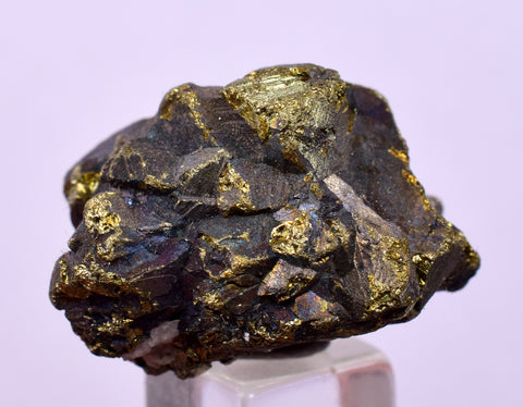 2.6cms CHALCOPYRITE PERU SHINY CRYSTALS MINERAL COLLECTOR MB170