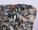 11.4cm GEM ENARGITE SPHALERITE QUARTZ Crystals Peru Shiny Mineral Specimen Collector H303