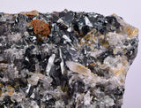 11.4cm GEM ENARGITE SPHALERITE QUARTZ Crystals Peru Shiny Mineral Specimen Collector H303