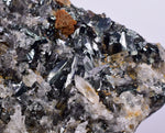 11.4cm GEM ENARGITE SPHALERITE QUARTZ Crystals Peru Shiny Mineral Specimen Collector H303