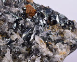 11.4cm GEM ENARGITE SPHALERITE QUARTZ Crystals Peru Shiny Mineral Specimen Collector H303