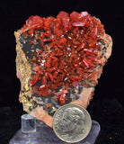 5.6cm VANADINITE CRYSTAL MIBLADEN MOROCCO MINIATURE MINERAL SPECIMEN WB36