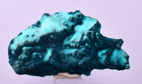 4.9cm GEM BLUE MALACHITE PSEUDOMORPH CHRYSOCOLLA PERU ROSETTE  CRYSTAL UB372