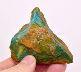 66Grams  BLUE OPAL PERU ROUGH SCENIC CARIBEAN TURQUOISE COLOR OB190