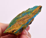 66Grams  BLUE OPAL PERU ROUGH SCENIC CARIBEAN TURQUOISE COLOR OB190