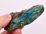 67Grams  BLUE OPAL PERU ROUGH SCENIC CARIBEAN TURQUOISE COLOR OB191