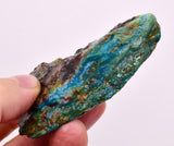 67Grams  BLUE OPAL PERU ROUGH SCENIC CARIBEAN TURQUOISE COLOR OB191
