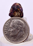 1.1cms RHODOCHROSITE? CRYSTALS PERU OLD STOCK UCHUCCHACUA MINERAL SPECIMEN RB670