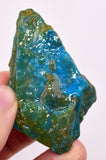 29Grams  BLUE OPAL PERU ROUGH SCENIC CARIBEAN TURQUOISE COLOR OB195