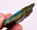 29Grams  BLUE OPAL PERU ROUGH SCENIC CARIBEAN TURQUOISE COLOR OB195