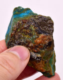 29Grams  BLUE OPAL PERU ROUGH SCENIC CARIBEAN TURQUOISE COLOR OB195