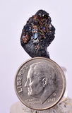 2cms NATIVE SILVER WIRE BORNITE PERU UCHUCCHACUA MINE MINERAL SPECIMEN HB288