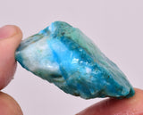 17Grams  BLUE OPAL PERU ROUGH SCENIC CARIBEAN TURQUOISE COLOR OB197