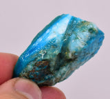 17Grams  BLUE OPAL PERU ROUGH SCENIC CARIBEAN TURQUOISE COLOR OB197