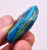 14Grams  BLUE OPAL PERU ROUGH SCENIC CARIBEAN TURQUOISE COLOR OB198