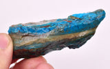 39Grams  BLUE OPAL PERU ROUGH SCENIC CARIBEAN TURQUOISE COLOR OB199