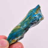 22Grams  BLUE OPAL PERU ROUGH SCENIC CARIBEAN TURQUOISE COLOR OB200