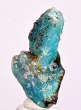 2.9cms DRUZY CHRYSOCOLLA QUARTZ CRYSTAL LILY MINE PERU 2000 YEAR DB300