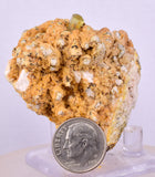 5.1cms YELLOW APATITE CRYSTALS IMILCHIL MOROCCO MINERAL SPECIMEN AB260