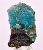 2.9cms DRUZY CHRYSOCOLLA QUARTZ CRYSTAL LILY MINE PERU 2000 YEAR DB300