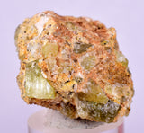 3.4cms YELLOW APATITE CRYSTALS IMILCHIL MOROCCO MINERAL SPECIMEN AB261