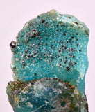 2.9cms DRUZY CHRYSOCOLLA QUARTZ CRYSTAL LILY MINE PERU 2000 YEAR DB300