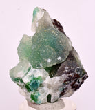 4.2cms DRUZY CHRYSOCOLLA QUARTZ CRYSTAL LILY MINE PERU 2000 YEAR DB301