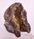 6.4cms DRUZY CHRYSOCOLLA QUARTZ CRYSTAL LILY MINE PERU 2000 YEAR DB302