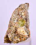 4.2cms YELLOW APATITE CRYSTALS IMILCHIL MOROCCO MINERAL SPECIMEN AB262