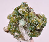 4.6cms DRUZY CHRYSOCOLLA QUARTZ CRYSTAL LILY MINE PERU 2000 YEAR DB303