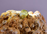 5.1cms YELLOW APATITE CRYSTALS IMILCHIL MOROCCO MINERAL SPECIMEN AB260