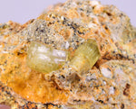 5cms YELLOW APATITE CRYSTALS IMILCHIL MOROCCO MINERAL SPECIMEN AB263