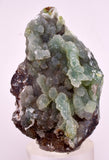 4.9cms DRUZY CHRYSOCOLLA QUARTZ CRYSTAL LILY MINE PERU 2000 YEAR DB305