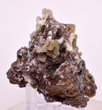 6cms DRUZY CHRYSOCOLLA QUARTZ CRYSTAL LILY MINE PERU 2000 YEAR DB306