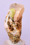 4.5cms YELLOW APATITE CRYSTALS IMILCHIL MOROCCO MINERAL SPECIMEN AB265