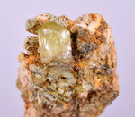 4.4cms YELLOW APATITE CRYSTALS IMILCHIL MOROCCO MINERAL SPECIMEN AB266