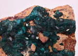 6.5cms DIOPTASE CRYSTALS CONGO EMERALD COLOR MINERAL SPECIMEN KB189