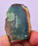29grs GEM SILICA CHRYSOCOLLA CHALCEDONY LILY MINE PERU QUARTZ ROUGH  SB238
