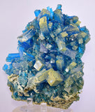 13.5cms NATURAL CHALCANTHITE  Unique Copper Druzy Peru Electric Blue Sharp Shiny Mineral Specimen Collector FB82