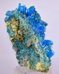 13.5cms NATURAL CHALCANTHITE  Unique Copper Druzy Peru Electric Blue Sharp Shiny Mineral Specimen Collector FB82