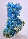 13.5cms NATURAL CHALCANTHITE  Unique Copper Druzy Peru Electric Blue Sharp Shiny Mineral Specimen Collector FB82