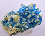 13.5cms NATURAL CHALCANTHITE  Unique Copper Druzy Peru Electric Blue Sharp Shiny Mineral Specimen Collector FB82