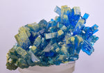 13.5cms NATURAL CHALCANTHITE  Unique Copper Druzy Peru Electric Blue Sharp Shiny Mineral Specimen Collector FB82