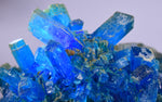 13.5cms NATURAL CHALCANTHITE  Unique Copper Druzy Peru Electric Blue Sharp Shiny Mineral Specimen Collector FB82