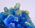 13.5cms NATURAL CHALCANTHITE  Unique Copper Druzy Peru Electric Blue Sharp Shiny Mineral Specimen Collector FB83